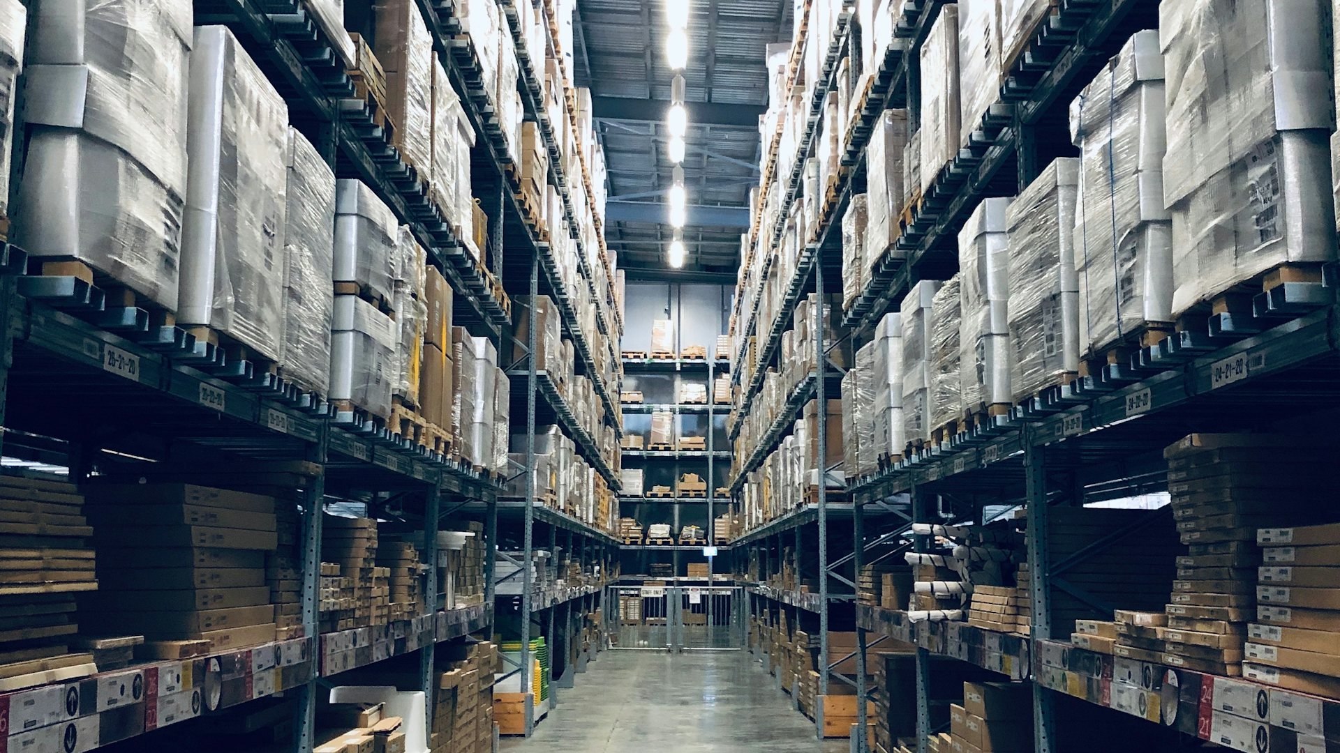 Commercial warehouse interior
